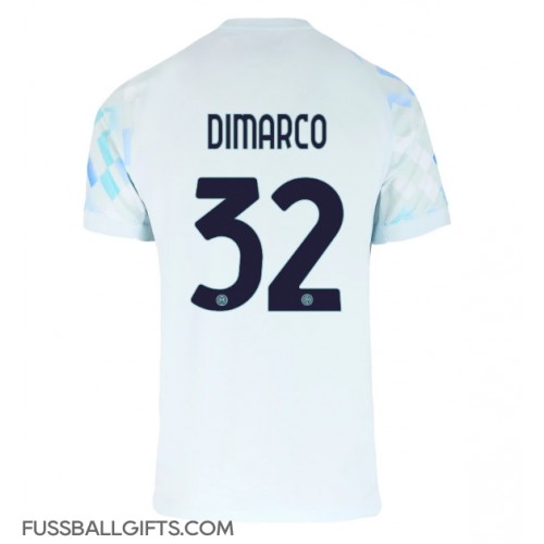 Inter Milan Federico Dimarco #32 Fußballbekleidung Auswärtstrikot 2025-26 Kurzarm